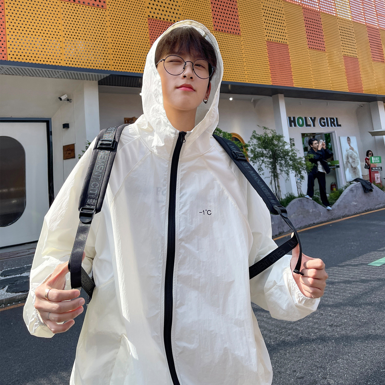 夏季新品 防晒服夹克衫运动透气速干冰凉外套男UPF50＋ H856 P68图片