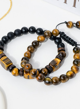 天然虎眼石手链女款轻奢小众精致