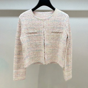 深圳南油高端女装2026春季新款小香风时尚百搭温柔慵懒质感外套女