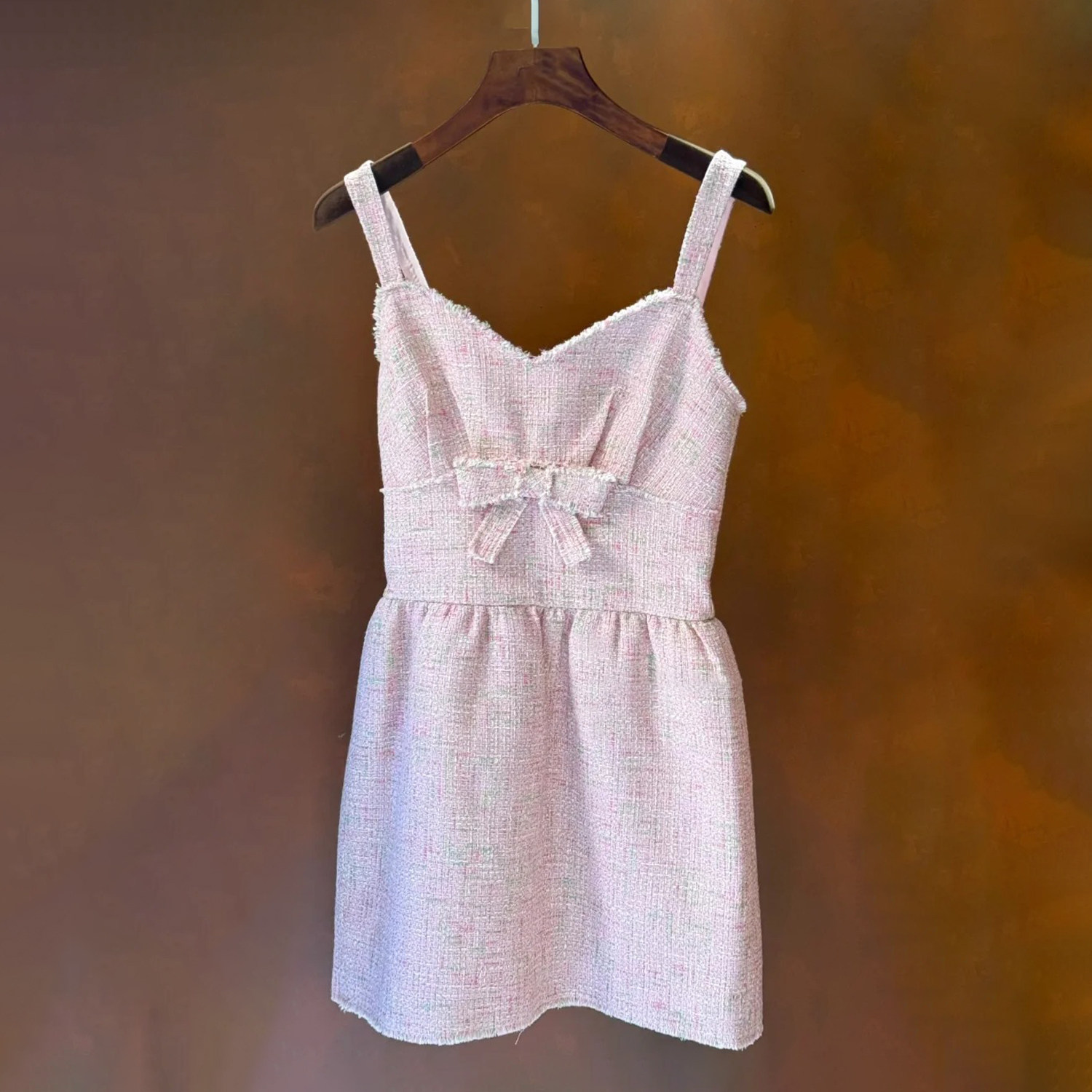 2026春季新款法式甜美风潮蝴蝶结优雅时尚小众设计感吊带连衣裙女,女装/女士精品,连衣裙,淘宝优惠券,粉丝福利购,淘宝优惠卷