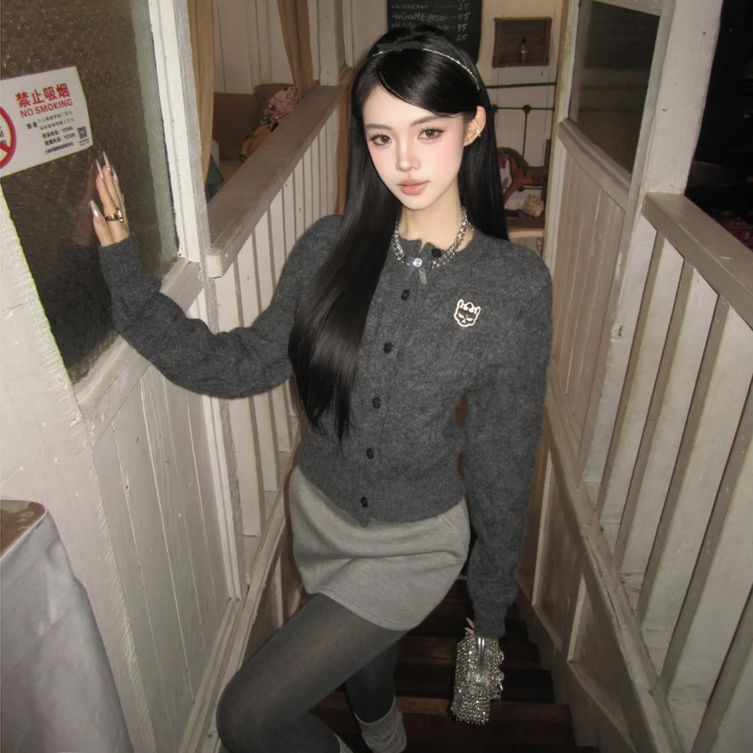 2026春季新款千金温柔风慵懒麻花圆领毛衣宽松显瘦穿搭针织开衫女,女装/女士精品,毛针织衫,淘宝优惠券,粉丝福利购,淘宝优惠卷