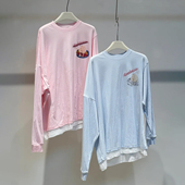 深圳南油高端女装 卡通休闲风印花宽松百搭上衣女 韩式 2026春季 新款