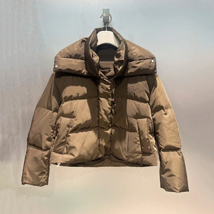 深圳南油高端女装2025冬季新款连帽短款羽绒服女保暖显瘦百搭外套