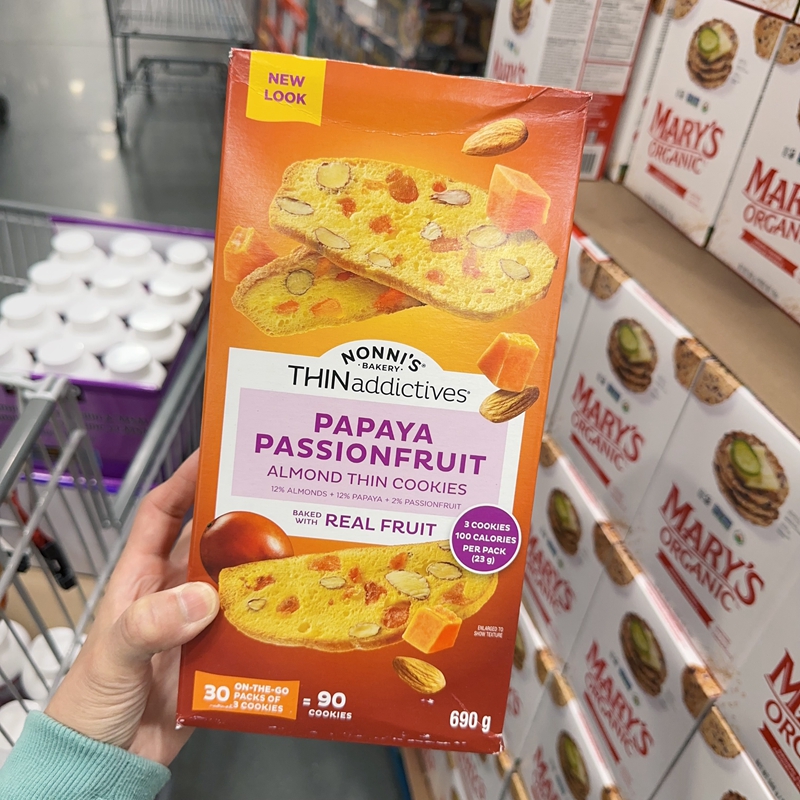 加拿大THINaddictives薄上影 蔓越莓/木瓜激情果杏仁曲奇饼干690g