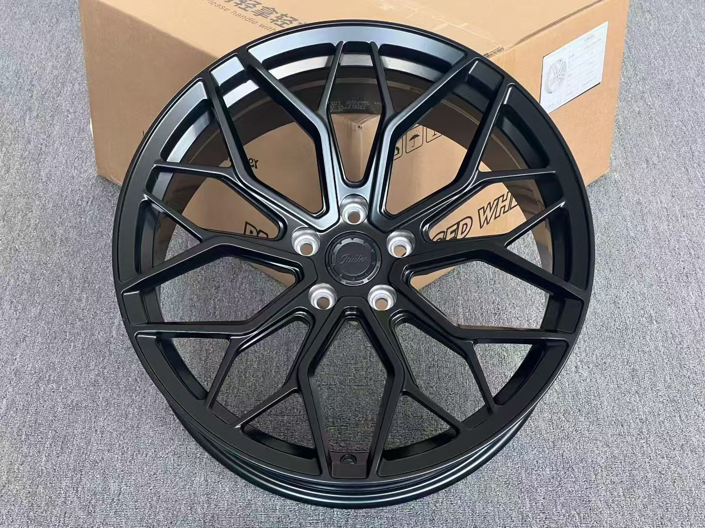 I适配宝马X6M改装WF XHE深凹锻造轮毂定制21 22寸轮圈X6G06 X5