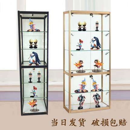 乐高模型展示架手办摆件陈列柜透明玻璃防尘展柜培训班礼品展示柜