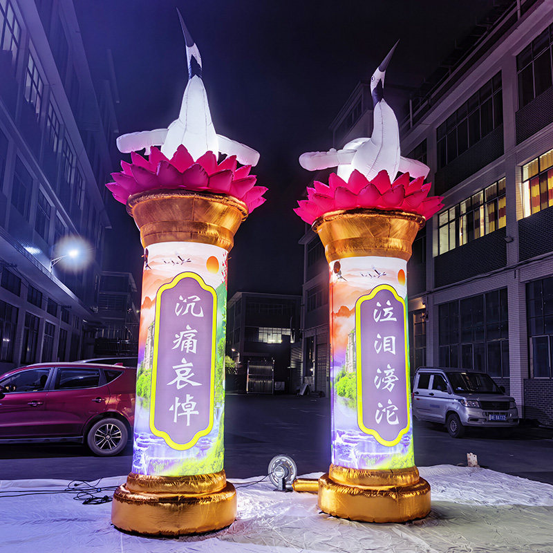 夜光莲花立柱厂家直销加厚耐磨