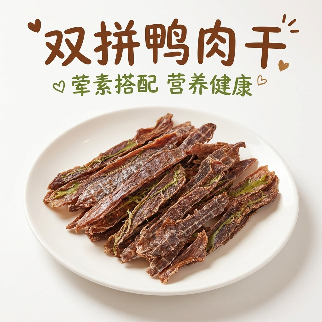 宠物零食烘干苦苣鸭肉干
