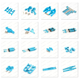 伟力 12428 27 23 29 改装金属配件摆臂转向接杯拉杆齿轮避震舵机