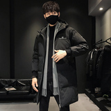 BLLZ室内模特爆款羽绒服男士中长款工装韩版潮牌加厚外套930-P200，男装羽绒服，星座1410（原1902A）