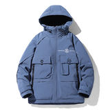 1396羽绒服男短款潮牌时尚休闲保暖情侣帅气连帽外套YR1587P80，男装羽绒服，星座1410（原1902A）