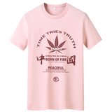 夏季男士短袖t恤潮流潮牌宽松纯棉衣服2021新DT4457-枫叶中国-P15，男装T恤，星座1410（原1902A）