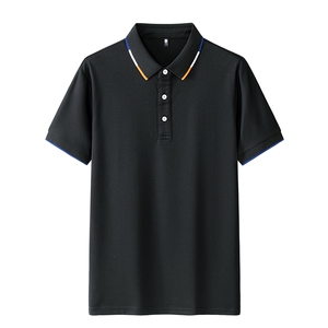 新款男士POLO衫春夏季纯色简约公版上衣商务短袖T恤衫 PL3384P25图片