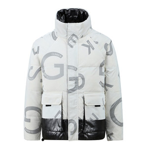 2024新款羽绒服男短款冬保暖外套青年立领大码男士大衣YR1393P100图片