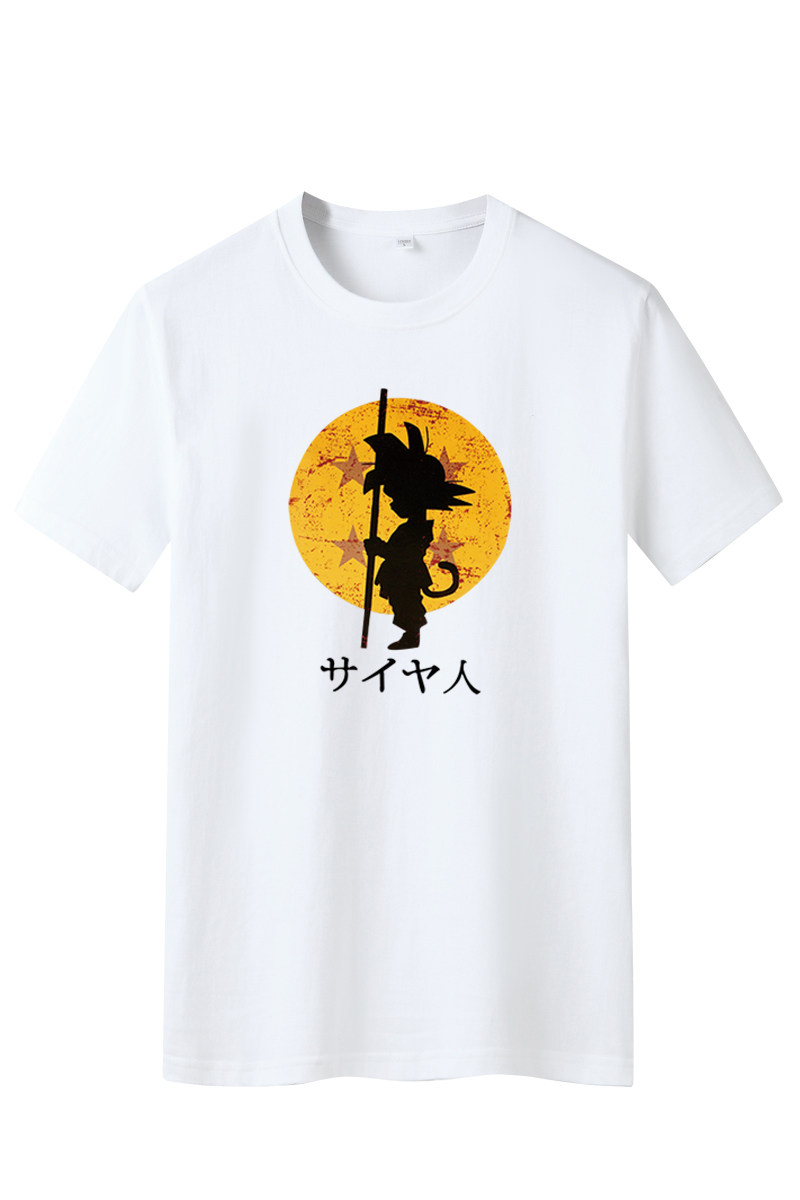 夏季男士短袖t恤潮流潮牌宽松纯棉衣服2024新DT4203-七龙珠-P15,男装棉衣,星座1410（原1902A）