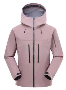冲锋衣户外三层压胶防风防水透气旅行徒步登山服男女款J23115P230
