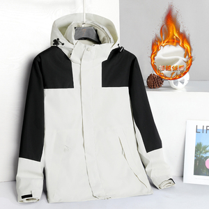 秋冬男女夹克户外三合一情侣冲锋衣可拆卸两件套登山服CF2308P100图片
