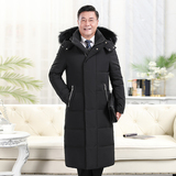 中长款大毛领羽绒服情侣连帽工装羽绒大衣大码外套YR098-1P150，男装羽绒服，星座1410（原1902A）
