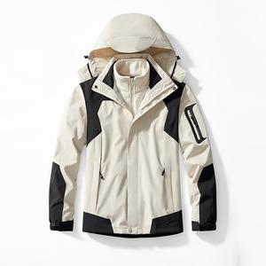 秋冬户外冲锋衣男三合一两件套女加绒加厚登山服外套CF552S P105图片