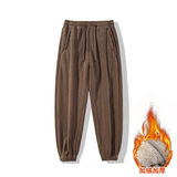 L-8XL秋冬男女情侣羊羔绒加绒厚抓绒裤运动长裤户外大码裤K99-P55，女装休闲裤，星座1410（原1902A）