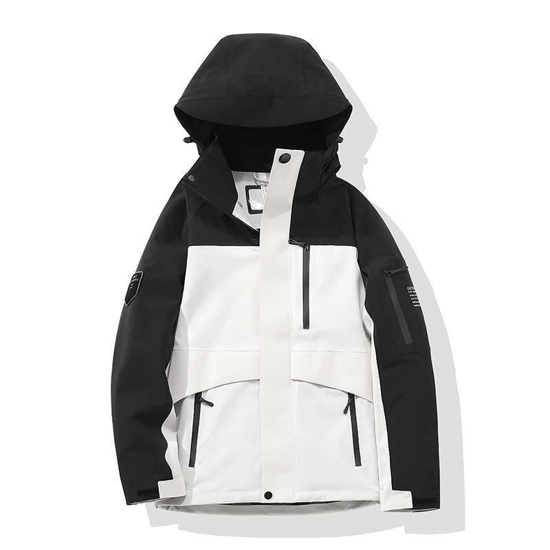 冲锋衣年春秋冬季新款男女防风防水时尚拼色旅行登山服CF613P185,男装夹克,星座1410（原1902A）