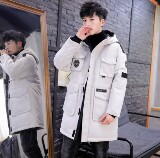 2021羽绒服男中长款连帽工装长款外套白鸭绒BLLZ-YR989-P140，男装羽绒服，星座1410（原1902A）