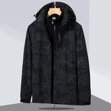 秋冬男女款夹克户外三合一冲锋衣可拆卸两件套登山服CF6200P100，男装夹克，星座1410（原1902A）
