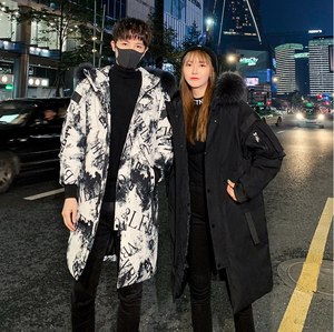 2021新款加厚羽绒服男女同款长款情侣保暧羽绒服 YR9833P120,男装羽绒服,星座1410（原1902A）