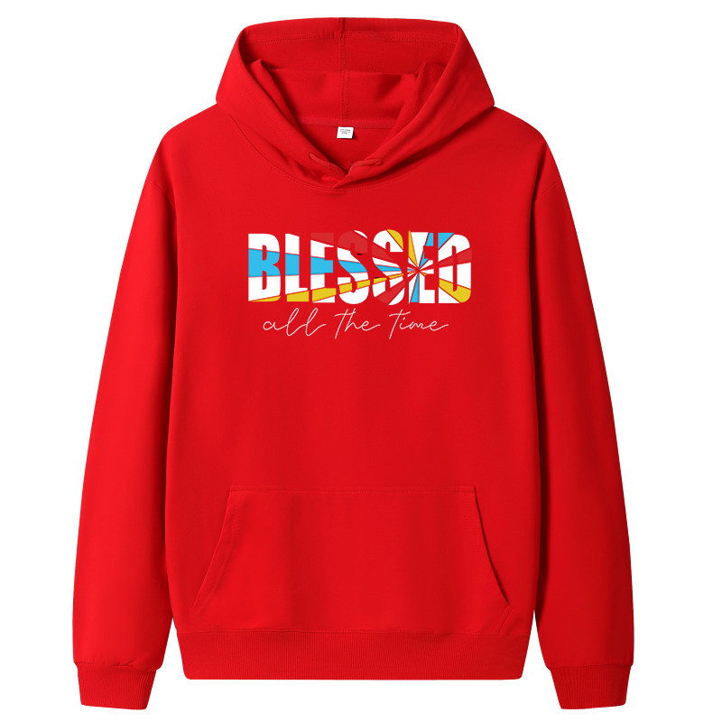 秋卫衣男连帽韩版嘻哈运动外套ins港风上衣潮MS8891-BLESSED-P40，男装卫衣，星座1410（原1902A）