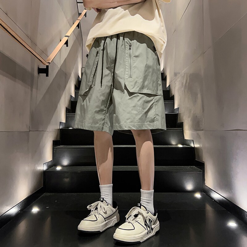 2026新休闲裤男女同款夏季潮流机能工装风系列五分裤短裤DK603P38图片