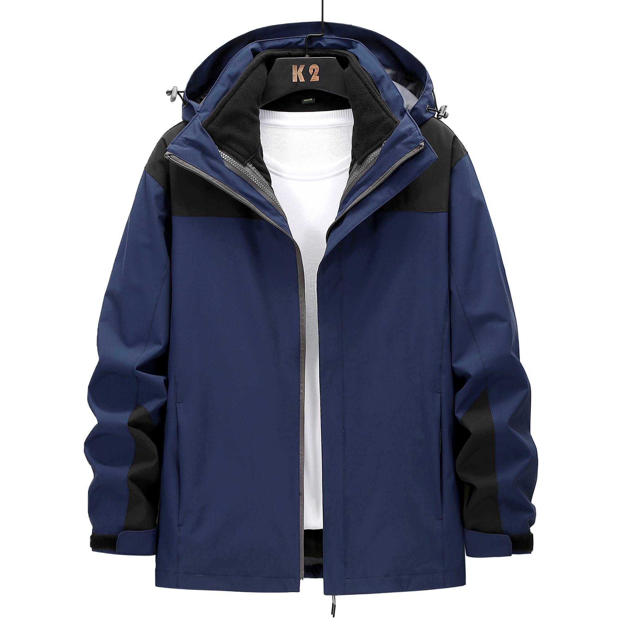 户外运动百搭潮流冲锋衣情侣新款三合一登山露营外套CF2088-2P120,男装夹克,星座1410（原1902A）