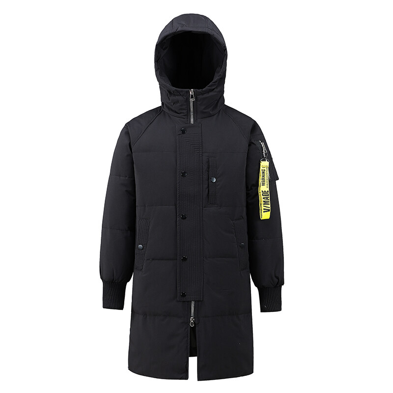 中长款羽绒服男女情侣款加厚保暖连帽上衣潮情侣装男士YR1616P80，男装羽绒服，星座1902A（原星座1216）