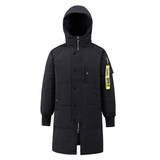 中长款羽绒服男女情侣款加厚保暖连帽上衣潮情侣装男士YR1616P80，男装羽绒服，星座1902A（原星座1216）