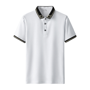 纯棉短袖POLO衫男 百搭潮牌纯色POLO 夏季新款2022 PL210P30图片