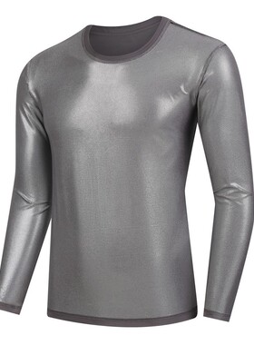 2024银离子聚热保暖透气长袖速干打底衣长T恤 CT53558P38
