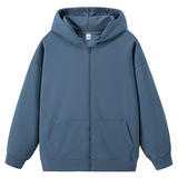 开衫卫衣350克大毛圈45棉纯色宽松连帽卫衣情侣装校服WY8006-P42，男装卫衣，星座1410（原1902A）