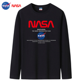 2022NASA新款韩版春秋男士纯棉圆领长袖T恤大码码号标CT6NS39-P18，男装T恤，星座1410（原1902A）