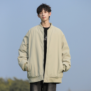 口港风潮牌加厚宽松重磅棉服 螺纹袖 棉衣男冬季 MY887P65 8XL大码