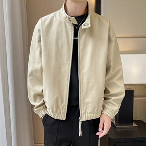 秋季夹克外套男休闲外套情侣款潮宽松百搭水洗立领夹克 JK2570P80,男装夹克,星座1410（原1902A）