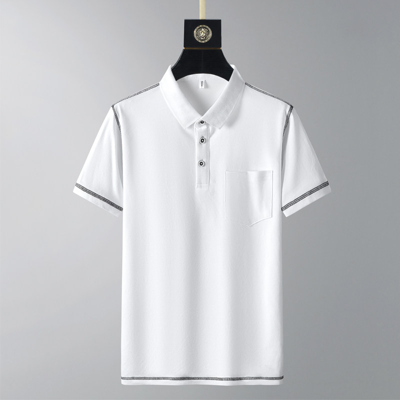 男士高端纯色Polo衫短袖t恤男装夏季上衣服翻领短袖T恤PL213P30,男装Polo衫,星座1410（原1902A）