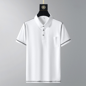 男士高端纯色Polo衫短袖t恤男装夏季上衣服翻领短袖T恤 PL213P30图片