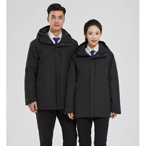 三合一防泼水运动外套秋冬新品防风防水登山冲锋衣 CF23308P380图片