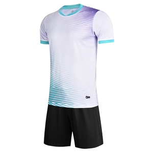 夏足球服运动套装短袖短裤公版T恤团体男女蓝球比赛队服TZ8641P32图片