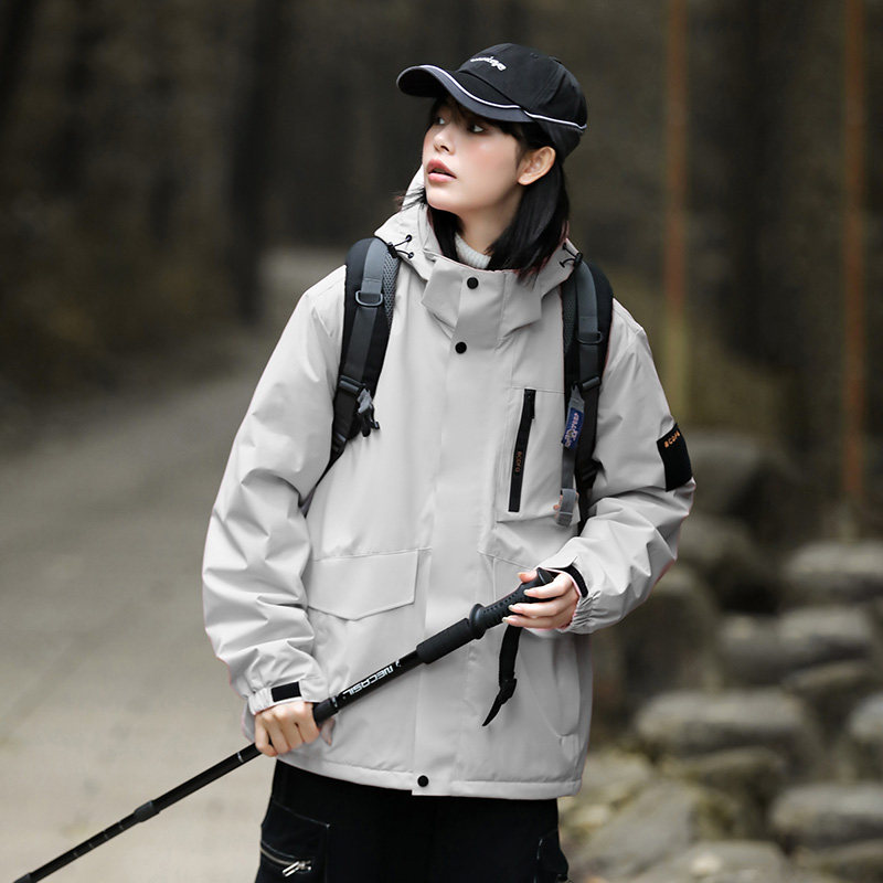 S-8XL薄防风防水冲锋衣男女大码夹克春秋户外情侣登山服JK6688P65,男装夹克,星座1410（原1902A）