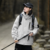 S-8XL薄防风防水冲锋衣男女大码夹克春秋户外情侣登山服JK6688P65，男装夹克，星座1410（原1902A）