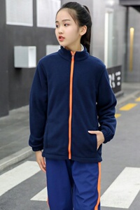 男女款宽松户外室内连帽防风防水工装冲锋衣校服外套CF2128P140图片