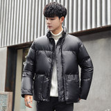 冬季羽绒服男短款韩版时尚立领情侣帅气新加厚上衣外套YR888P150，男装羽绒服，星座1410（原1902A）