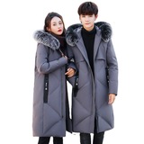 2026新款羽绒服男中长款真毛领白鸭绒过膝加长款主推YR901-P70，男装羽绒服，星座1410（原1902A）