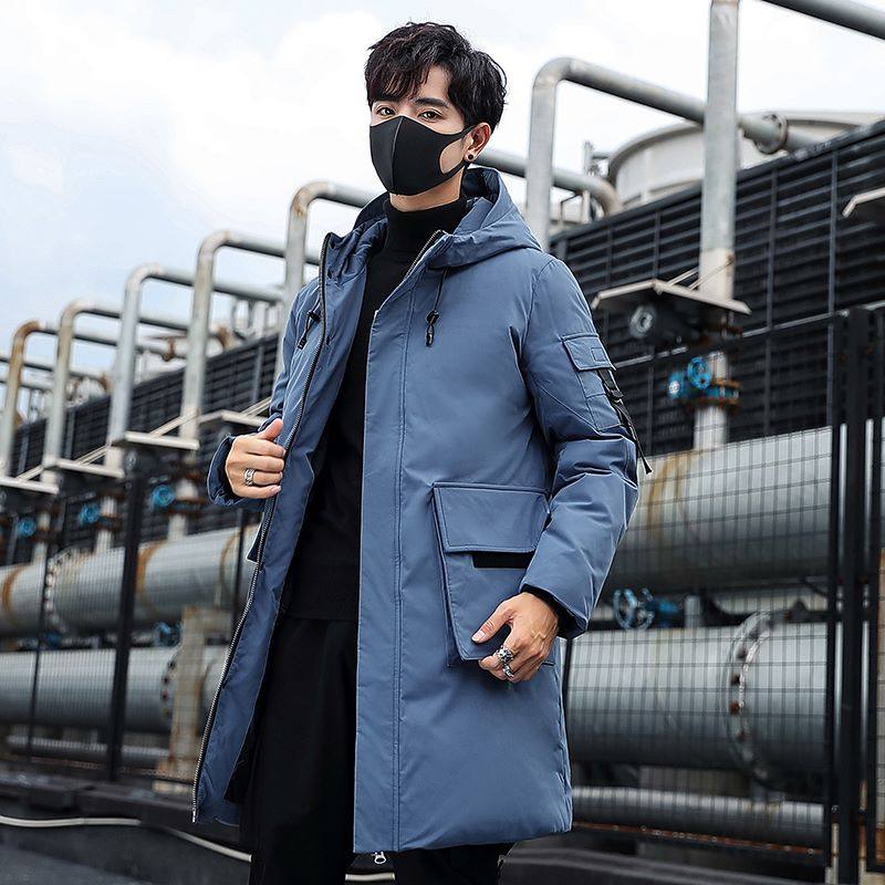 Winter new Korean down jacket thickened warm and comfortable white duck down man