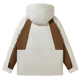 冬季短款羽绒服男女情侣款加厚连帽抗寒上衣#90%白鸭绒YR5831P200，男装羽绒服，星座1410（原1902A）